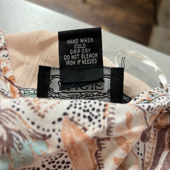 Angie Cardigan Cover Up Women’s Size L Floral Bohemian Short Sleeve Cardigan - Picture 4 of 9